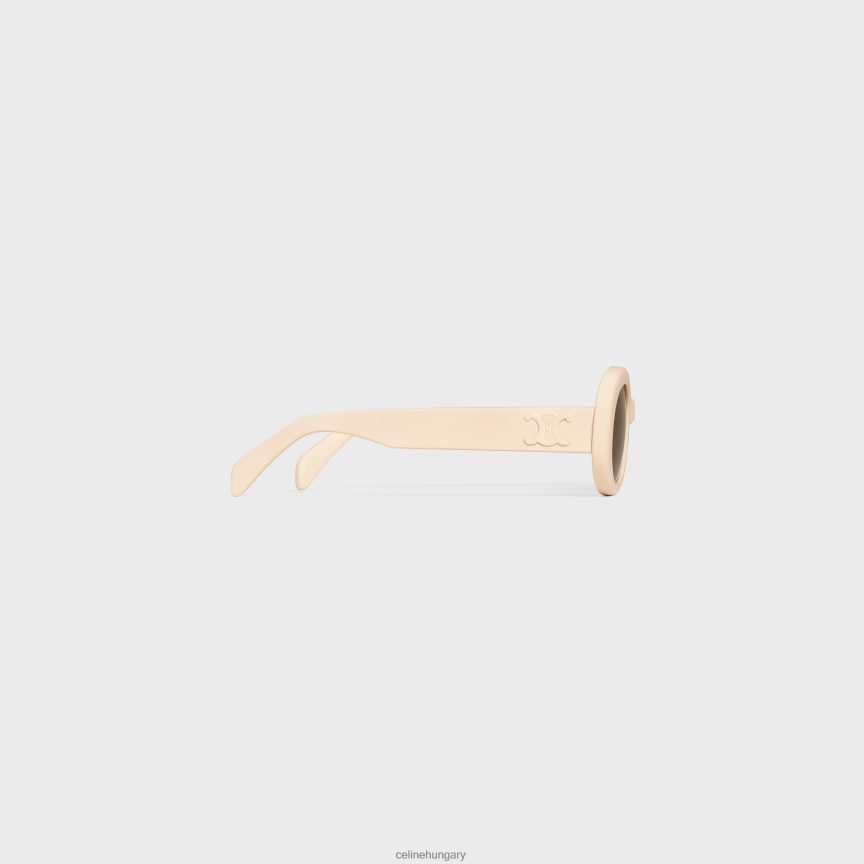 kiegészítők CELINE triomphe 01 napszemüveg acetátban elefántcsont nők J6P4881102