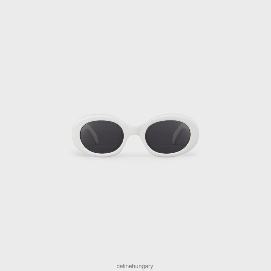 kiegészítők CELINE triomphe 01 napszemüveg acetátban fehér nők J6P4881103