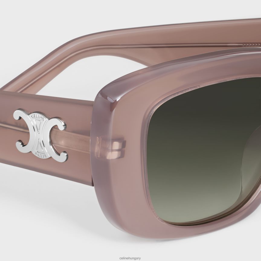 kiegészítők CELINE triomphe 04 napszemüveg acetátban tejes mogyoró nők J6P4881104