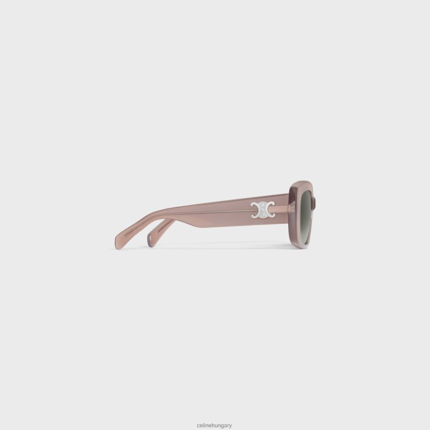 kiegészítők CELINE triomphe 04 napszemüveg acetátban tejes mogyoró nők J6P4881104