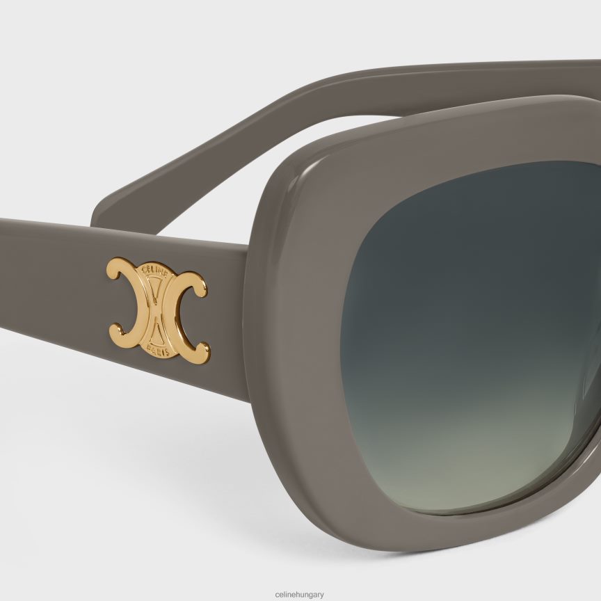 kiegészítők CELINE triomphe 06 napszemüveg acetátban szürke nők J6P4881110