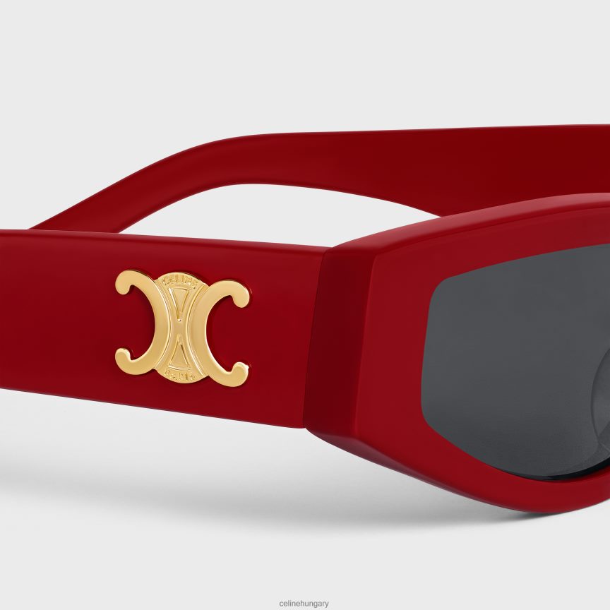 kiegészítők CELINE triomphe 12 napszemüveg acetátban piros nők J6P4881119