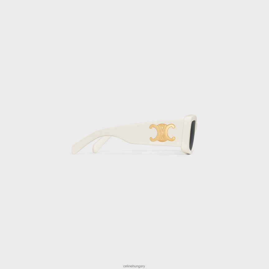 kiegészítők CELINE triomphe xl 01 napszemüveg acetátban elefántcsont nők J6P4881033