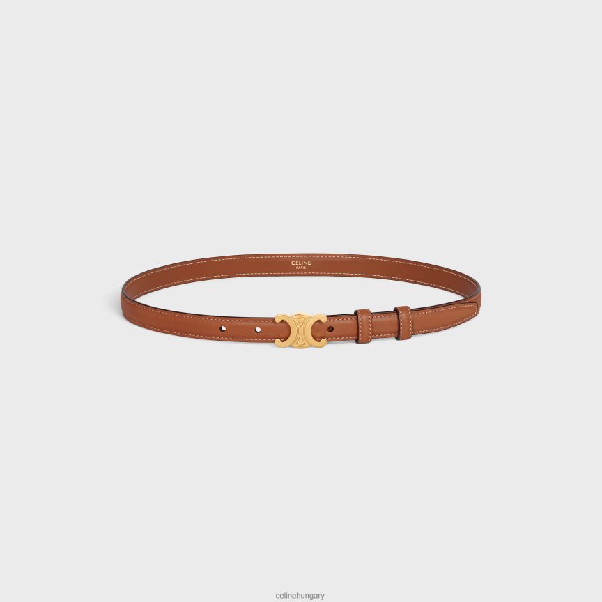 kiegészítők CELINE kis diadalöv természetes borjúbőrből Cser nők J6P4881074