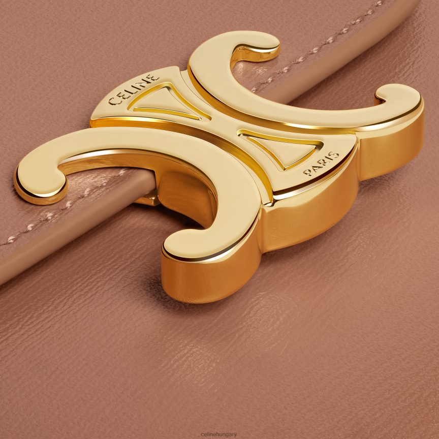 kiegészítők CELINE csillogó borjúbőrből készült kis pénztárca diadal bronz nők J6P488460