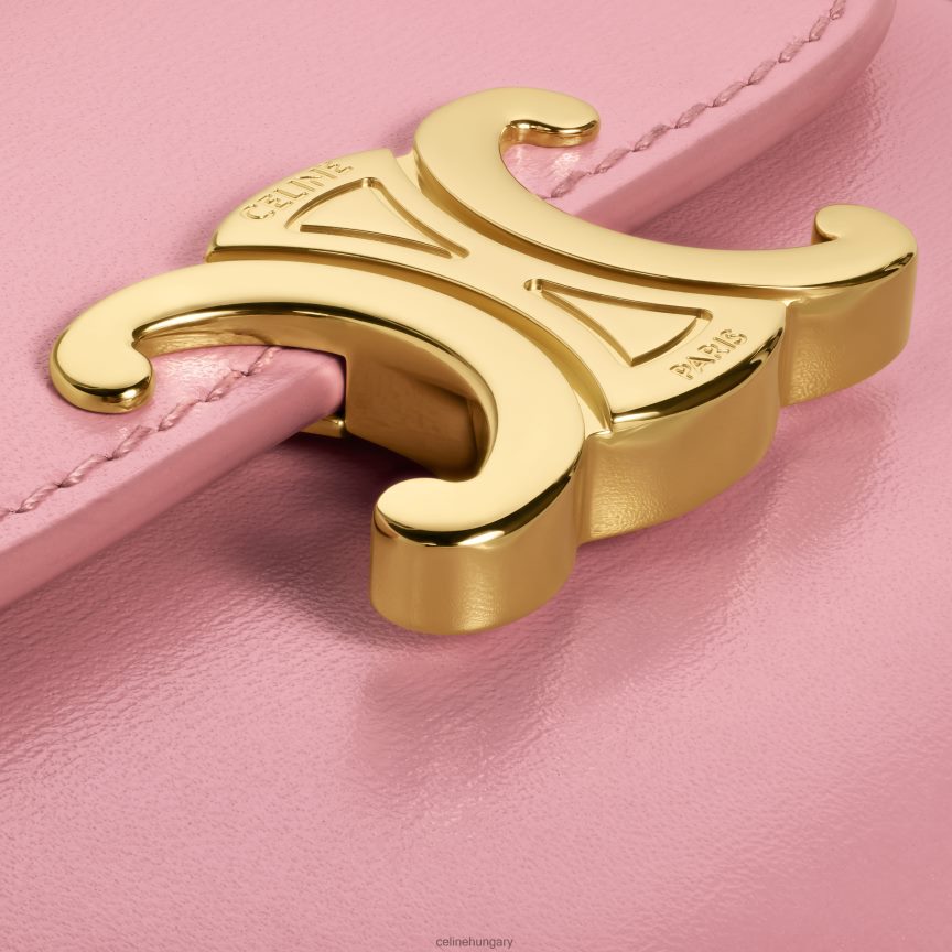 kiegészítők CELINE csillogó borjúbőrből készült kis pénztárca diadal rózsa nők J6P488412