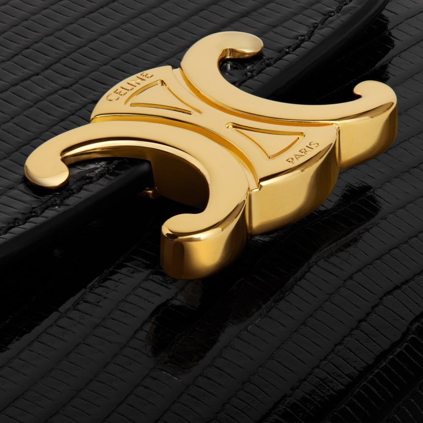 kiegészítők CELINE kis pénztárca gyíkban diadalmaskodik fekete nők J6P488463