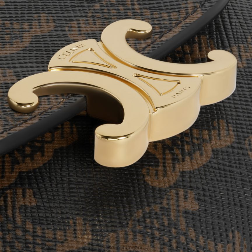 kiegészítők CELINE kis pénztárca triumph triomphe vászonban Cser nők J6P488453