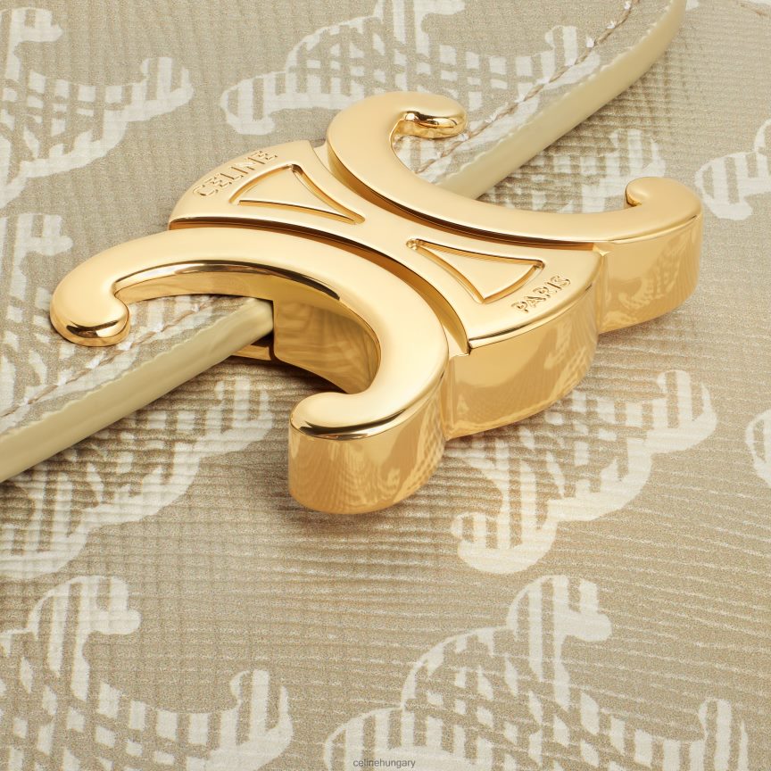 kiegészítők CELINE kis pénztárca triumph triomphe vászonban grege nők J6P488454