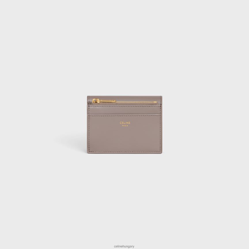 kiegészítők CELINE kompakt pénztárca érme triumfával fényes borjúbőrből kavics nők J6P488409