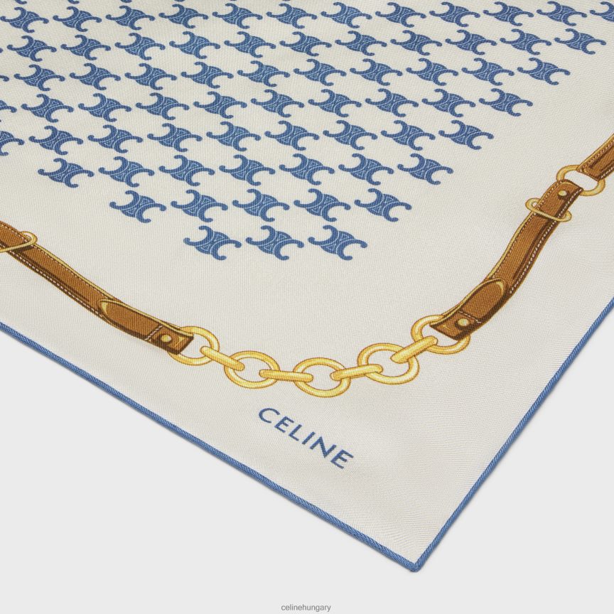 kiegészítők CELINE örökség bandana selyem twillben farmer nők J6P4881217