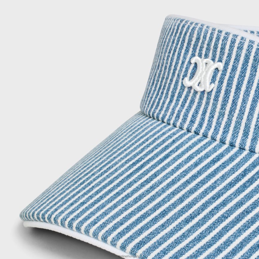 kiegészítők CELINE triomphe napellenző hikkori pamutból hullámmosás nők J6P4881226