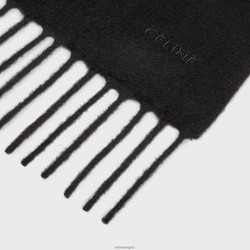 kiegészítők CELINE kasmír sál fekete férfiak J6P4882259