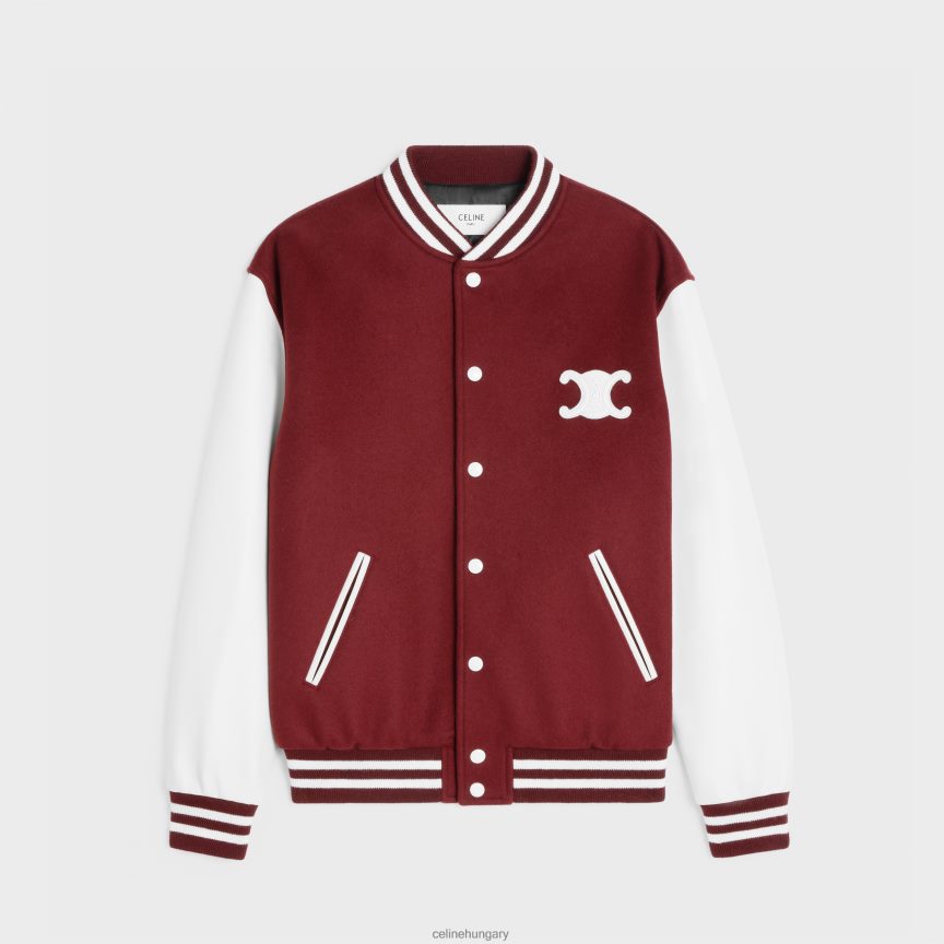 ruházat CELINE főiskolai teddy kabát dupla arcú kasmírból vigne nők J6P488729