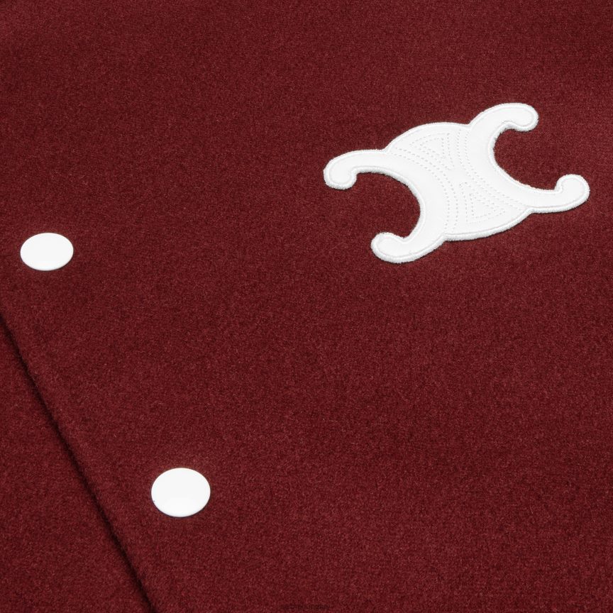 ruházat CELINE főiskolai teddy kabát dupla arcú kasmírból vigne nők J6P488729