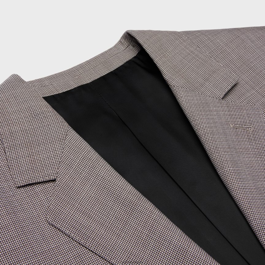 ruházat CELINE jude kabát kockás gyapjúból és selyemből elefántcsont/ebene nők J6P488716