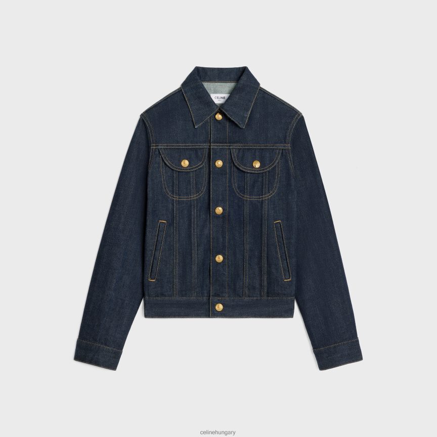 ruházat CELINE kamionos kabát mosó farmerből leöblítve nők J6P488733