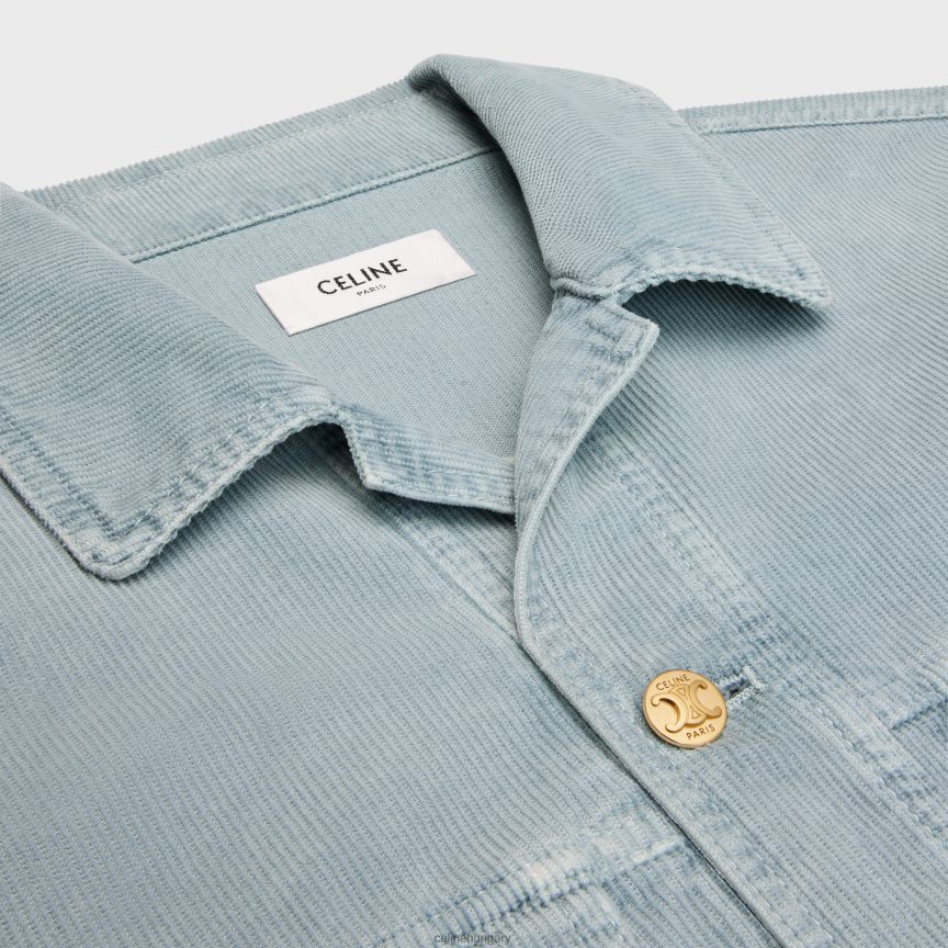 ruházat CELINE kordbársony autós kabát érlelt kordbársony öblítő nők J6P488567