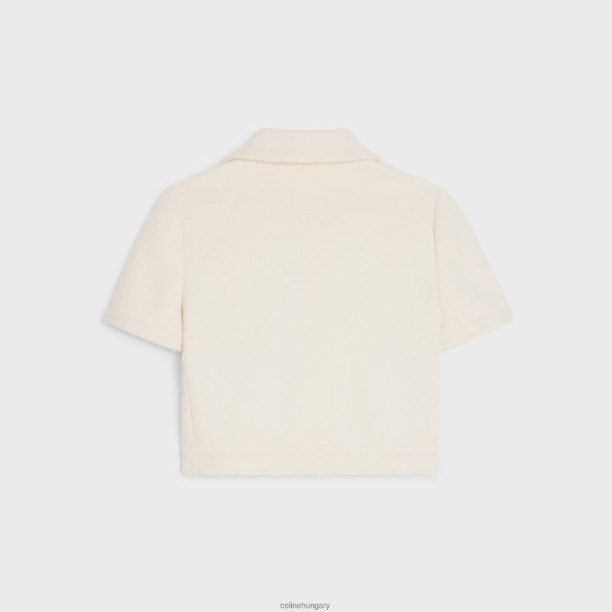 ruházat CELINE vágott chelsea kabát tweedben craie nők J6P488736