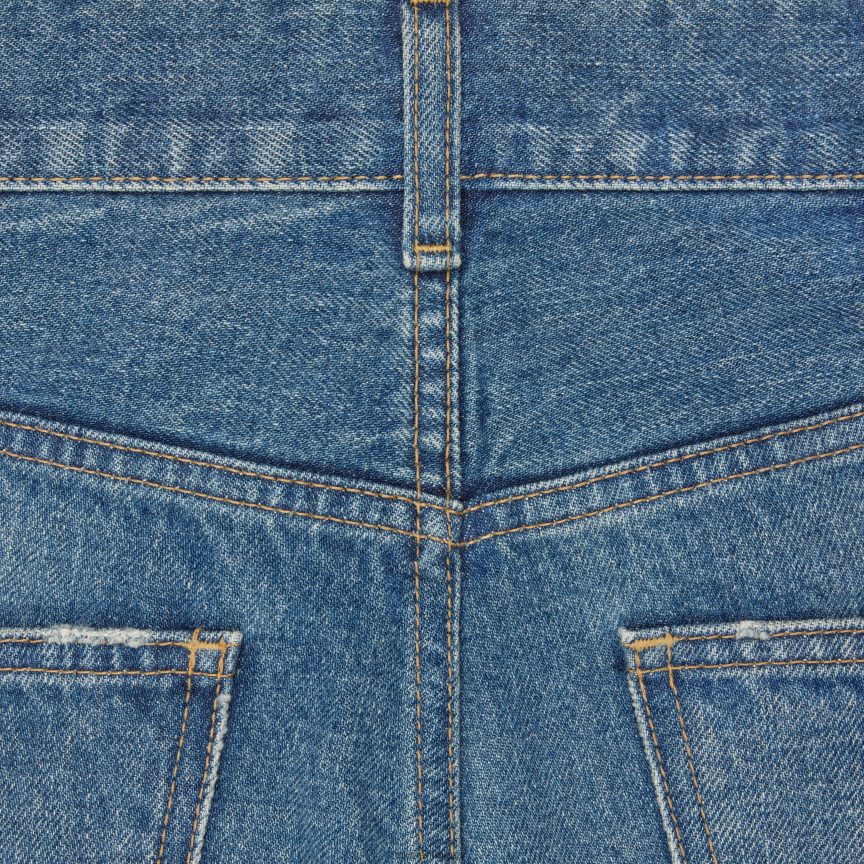 ruházat CELINE dylan kiszélesedő farmer aláírásával, farmerből szakszervezeti mosás nők J6P488862