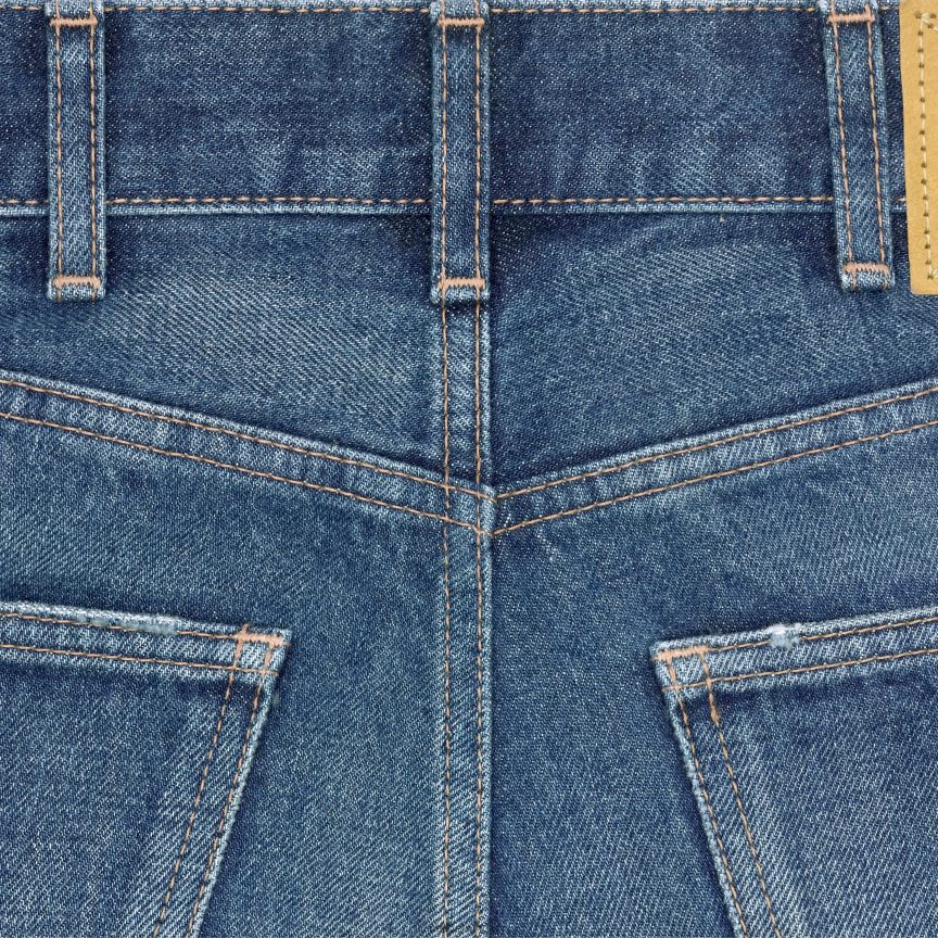 ruházat CELINE farmer tess farmer sötét unió mosás nők J6P488866