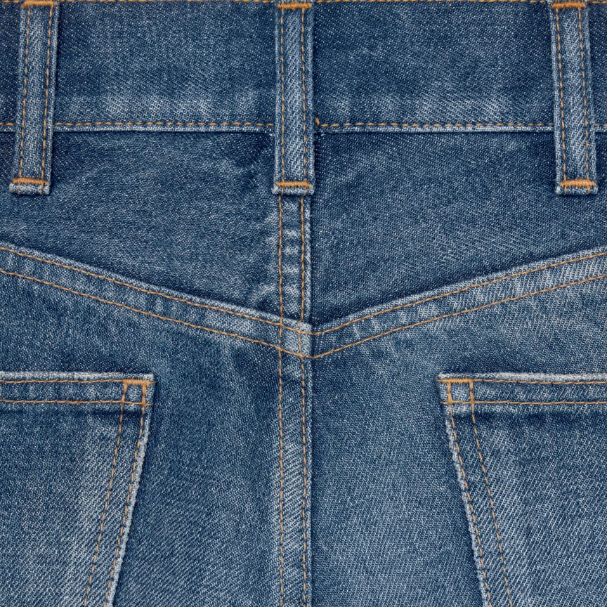 ruházat CELINE gyöngyfarmer farmerből sötét unió mosás nők J6P488858