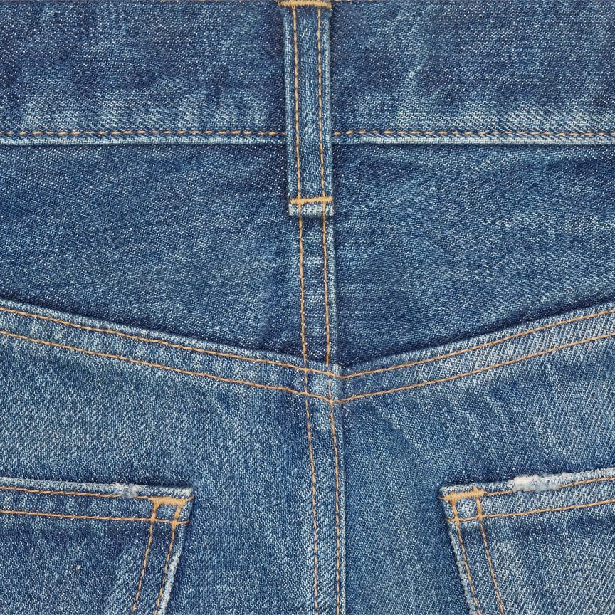 ruházat CELINE kiszélesedő farmer sávolyban sötét unió mosás nők J6P488864