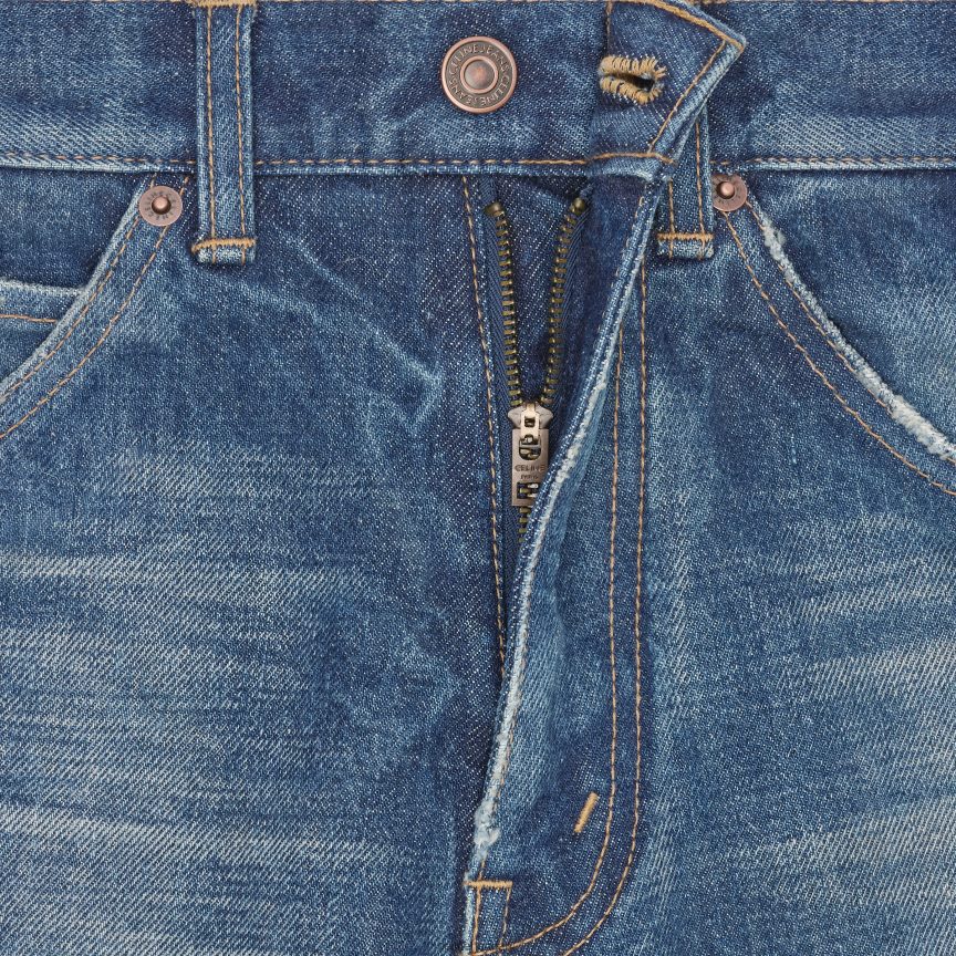 ruházat CELINE kiszélesedő farmer sávolyban sötét unió mosás nők J6P488864