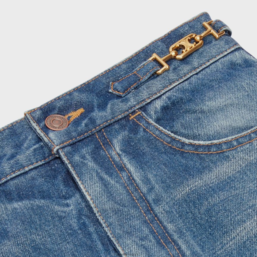 ruházat CELINE margaret farmer farmerből szakszervezeti mosás nők J6P488860