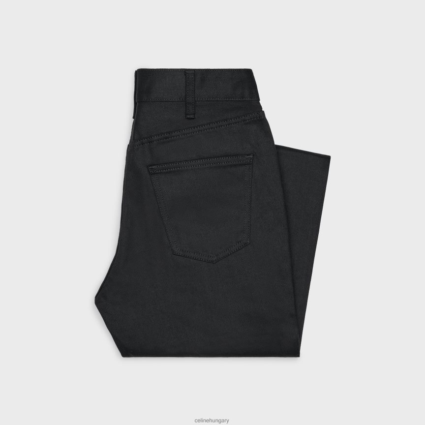 ruházat CELINE tess farmer, mosó farmer tiszta fekete nők J6P488865