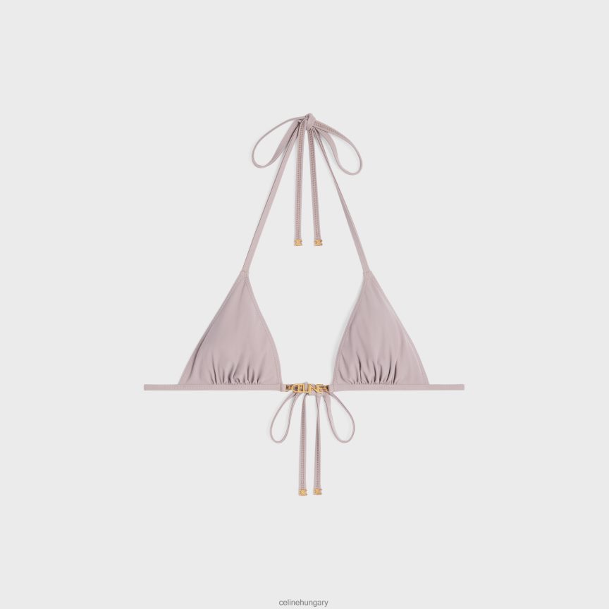 ruházat CELINE háromszög felső matt dzsörzé argilis nők J6P488909