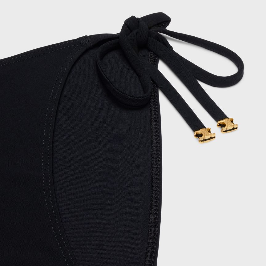 ruházat CELINE triomphe fürdőruha alsó matt mez fekete nők J6P488906