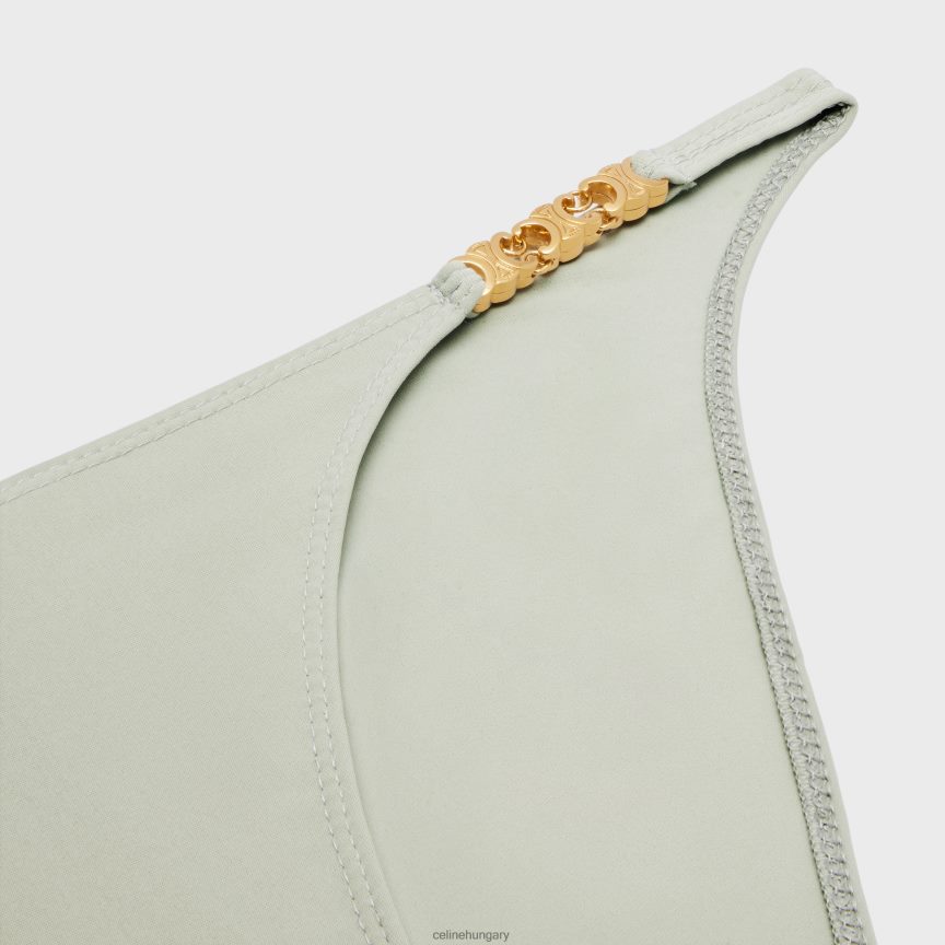 ruházat CELINE triomphe fürdőruha alsó matt mez vert amande nők J6P488908