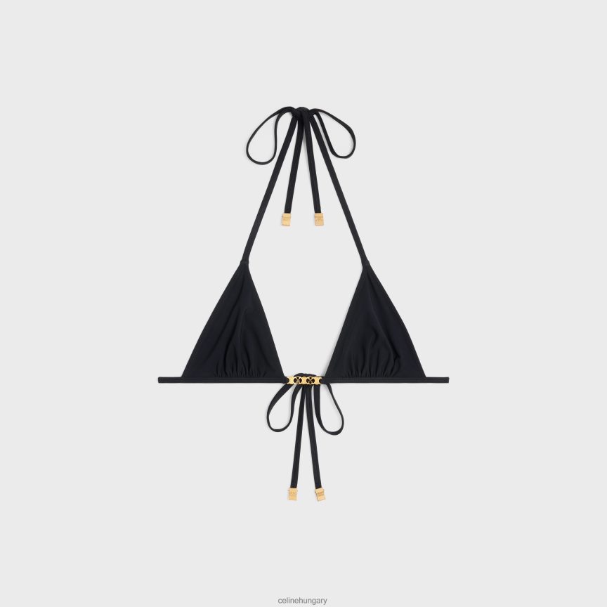 ruházat CELINE triomphe háromszög felső matt trikóból fekete nők J6P488898
