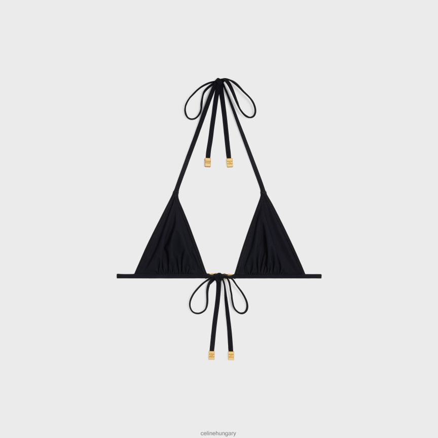 ruházat CELINE triomphe háromszög felső matt trikóból fekete nők J6P488898