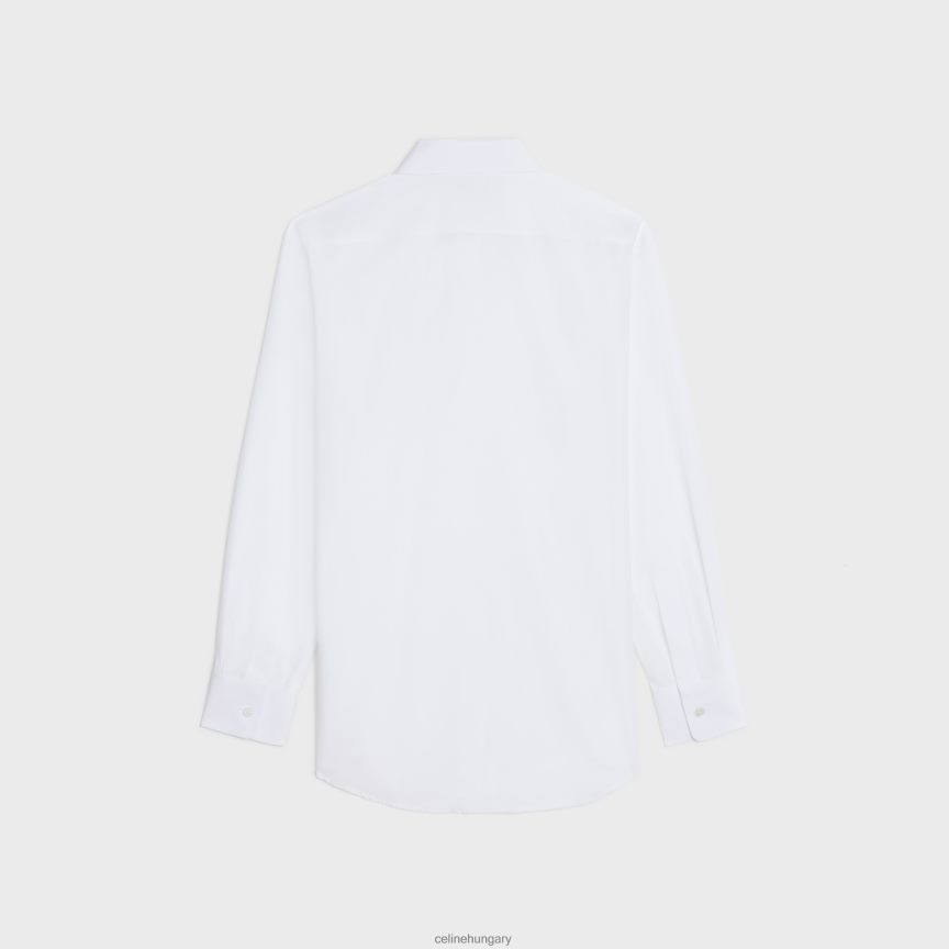 ruházat CELINE pamut poplin barát ing fehér nők J6P488832