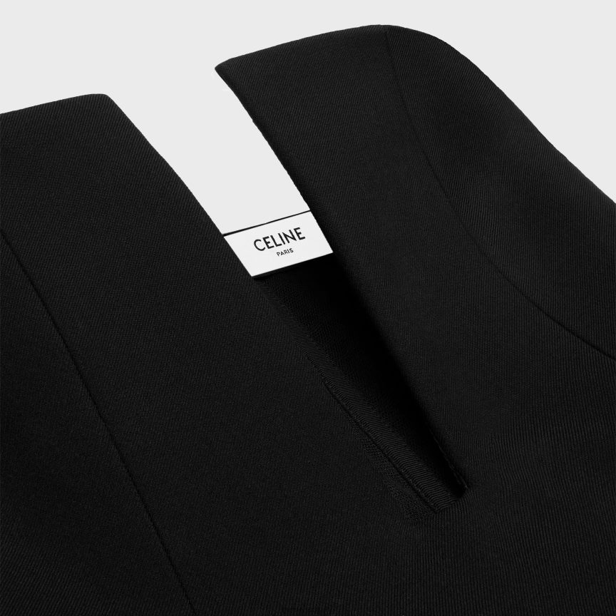 ruházat CELINE rövid dupla gyapjú jumpsuit fekete nők J6P488656