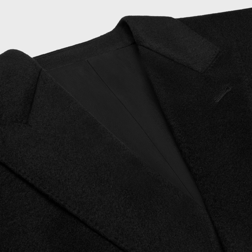 ruházat CELINE kasmír chesterfield kabát fekete nők J6P488739