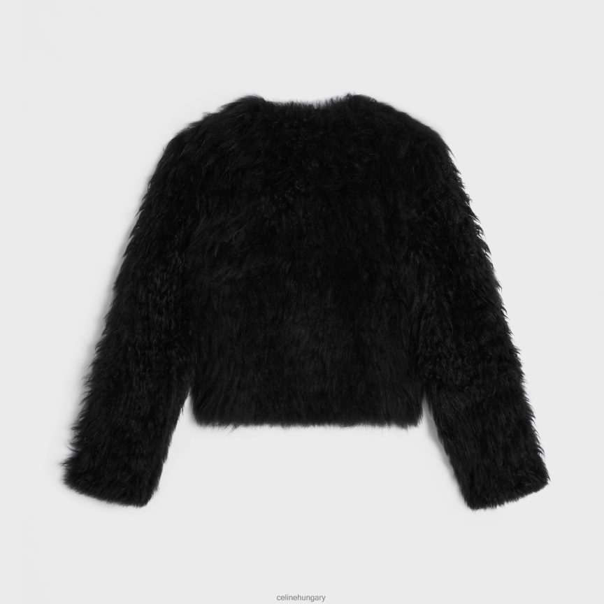 ruházat CELINE hímzett kecskekasmír kardigán fekete nők J6P488620