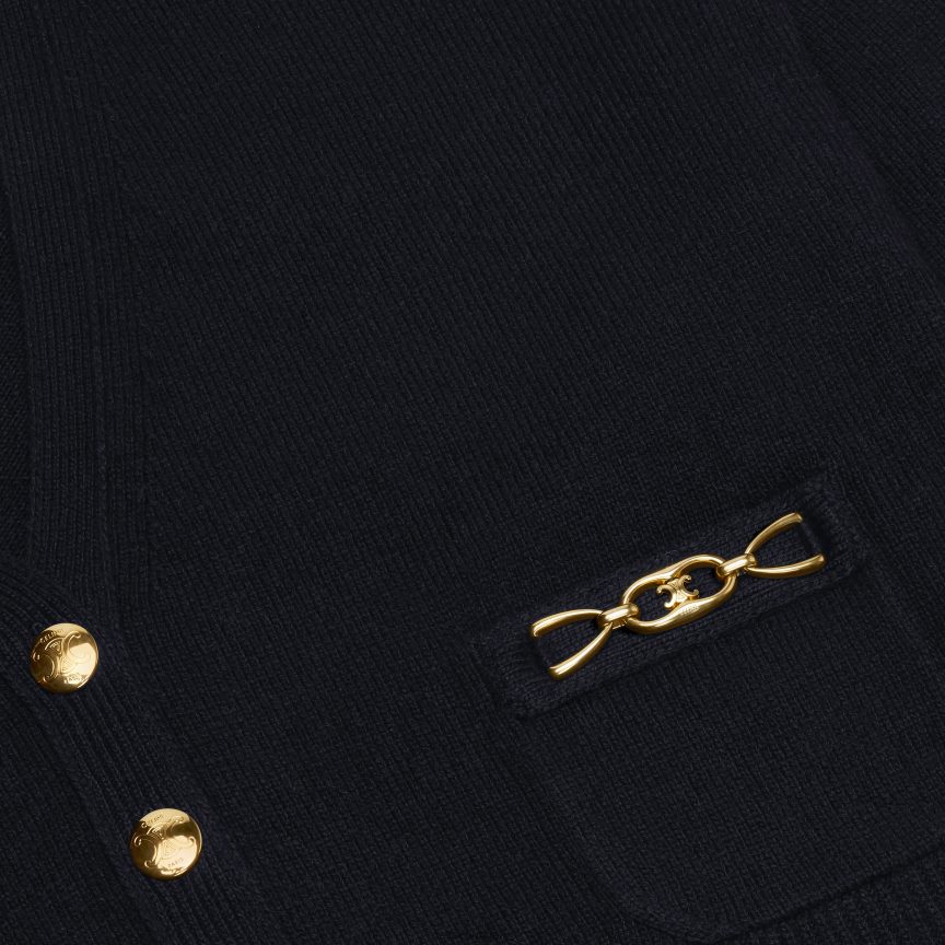 ruházat CELINE kardigán ínyenc örökség kasmírból fekete nők J6P488764