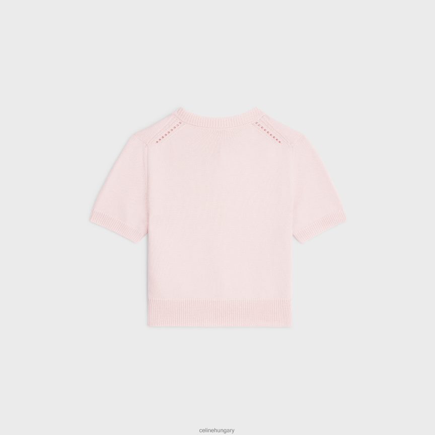 ruházat CELINE vágott kardigán örökség kasmírból világos rózsaszín nők J6P488770