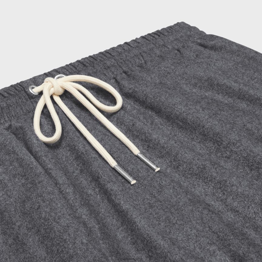 ruházat CELINE kasmír flanel anyagú sportos rövidnadrág gris nők J6P488885