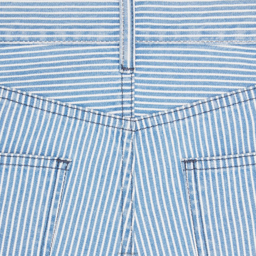 ruházat CELINE suzanne rövidnadrág pamut hickory anyagból hullámmosás nők J6P488894