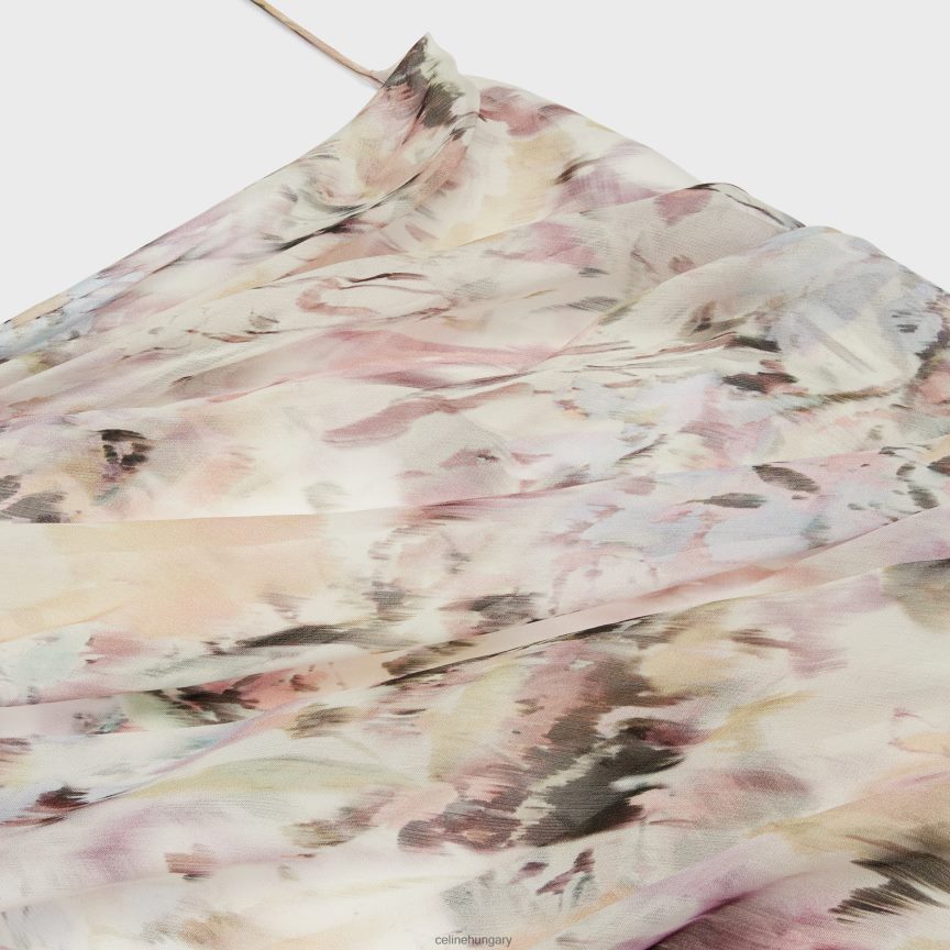 ruházat CELINE fehérneműruha selyemmuszlinból craie/pasztell nők J6P488807