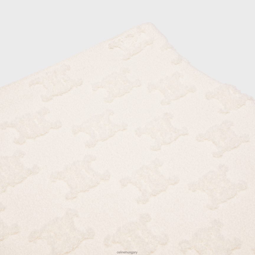 ruházat CELINE miniszoknya triomphe pamut csokorból törtfehér nők J6P488818