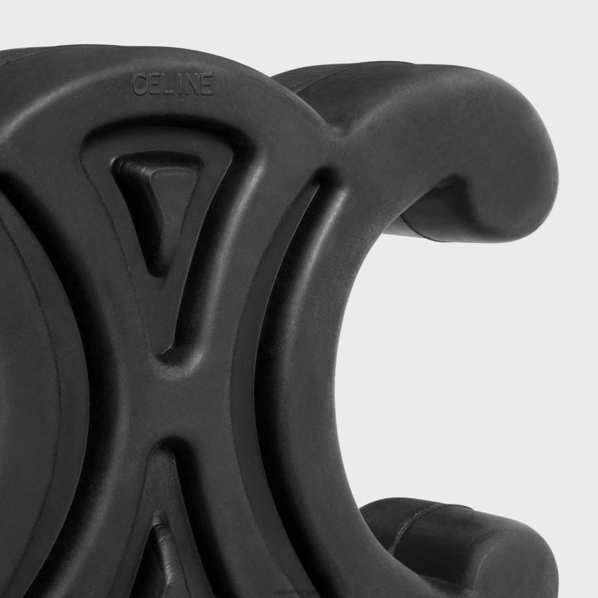 kiegészítők CELINE kis triumph kutyajáték gumiból fekete férfiak J6P4881704